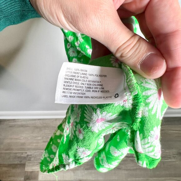 RIXO for Target Daisy Floral Long Sleeve Sheath Midi Dress Girly Romantic Sz 16 - Picture 5 of 6